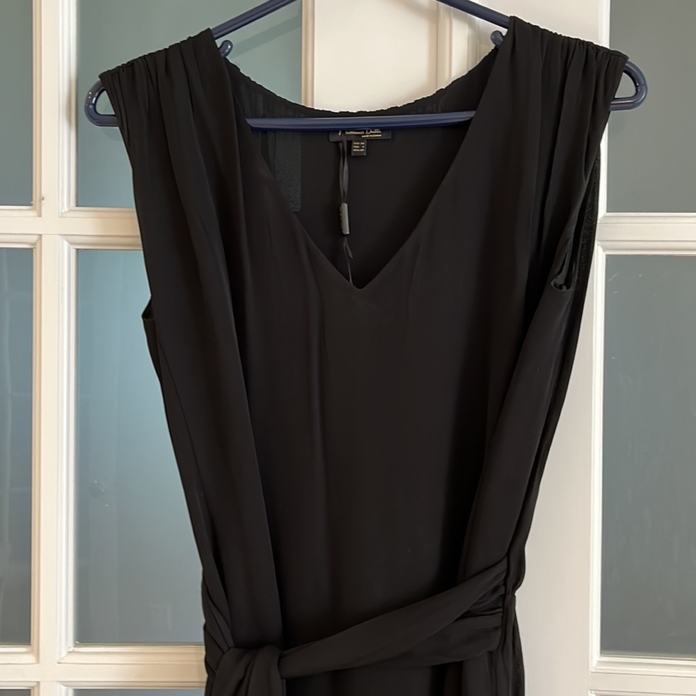 NEW Massimo Dutti black maxi dress